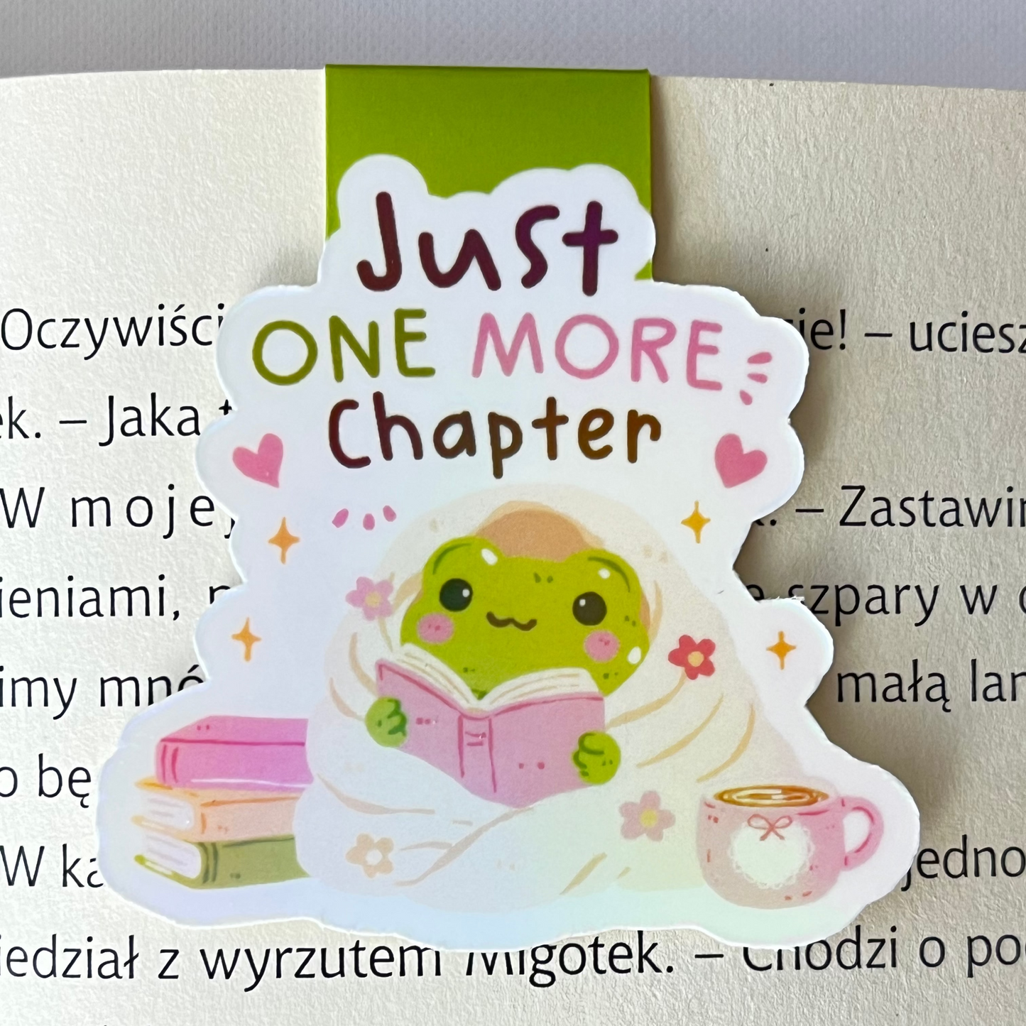 Zakładka magnetyczna JUST ONE MORE CHAPTER