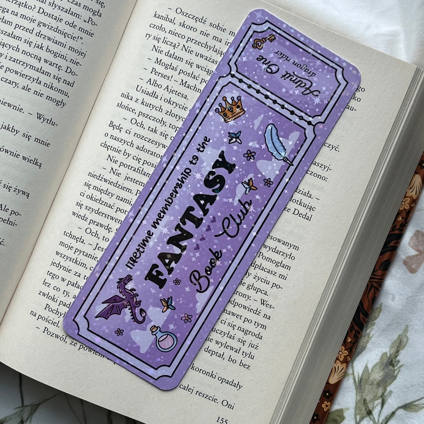 Zakładka papierowa FANTASY Book Club