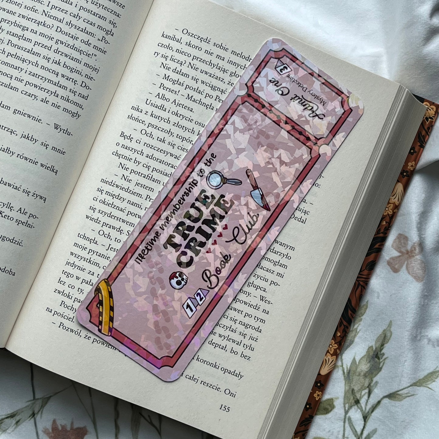 Zakładka papierowa TRUE CRIME Book Club