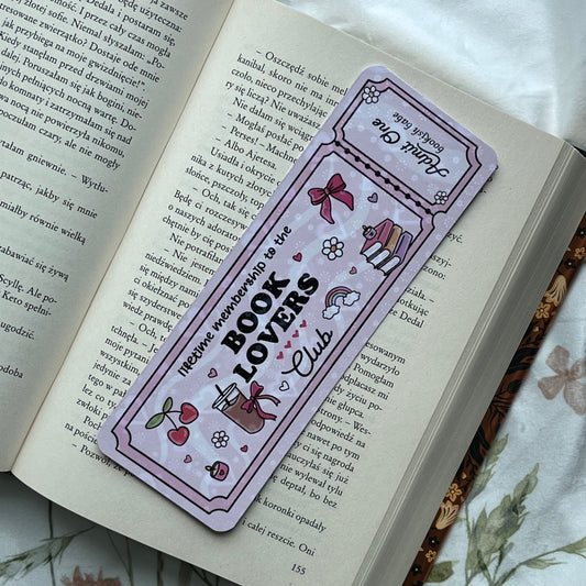 Zakładka papierowa BOOK LOVERS CLUB