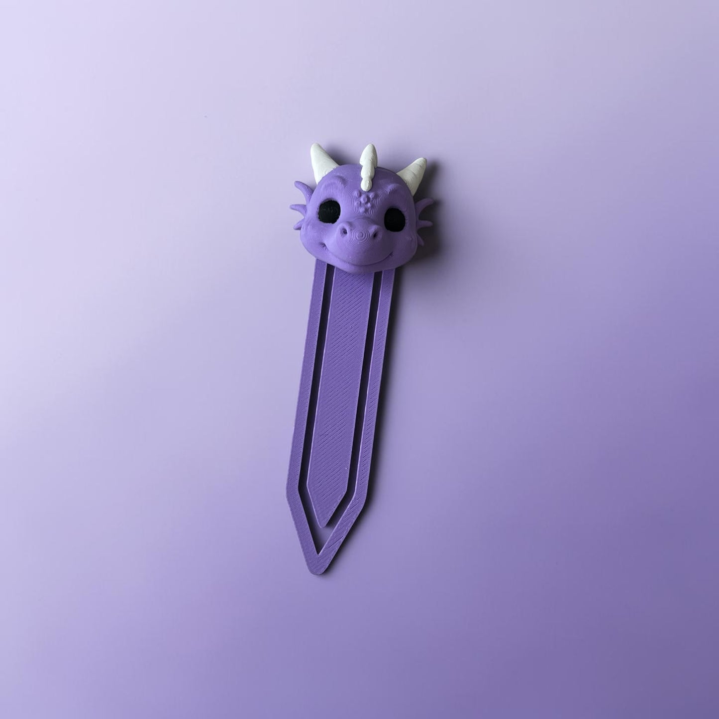 Zakładka 3D z wizerunkiem smoka - CUTE PURPLE DRAGON