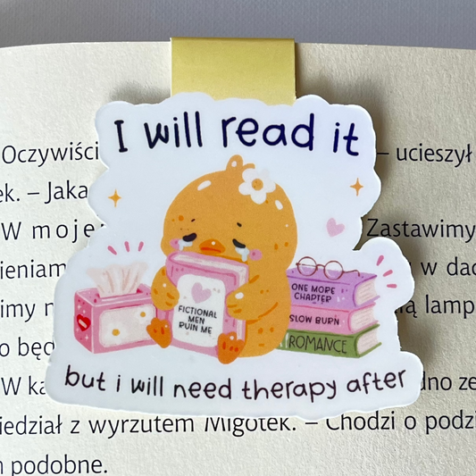 Zakładka magnetyczna I WILL READ IT...