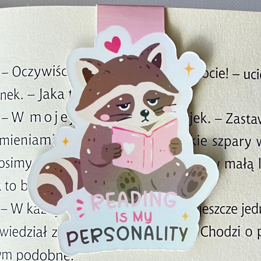 Zakładka magnetyczna READING IS MY PERSONALITY