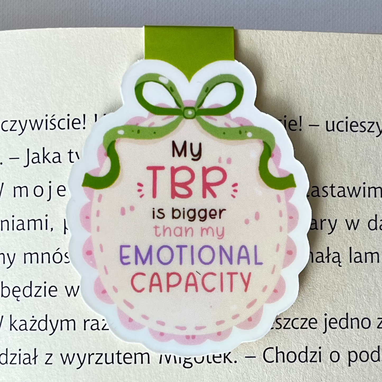 Zakładka magnetyczna MY TBR IS BIGGER...