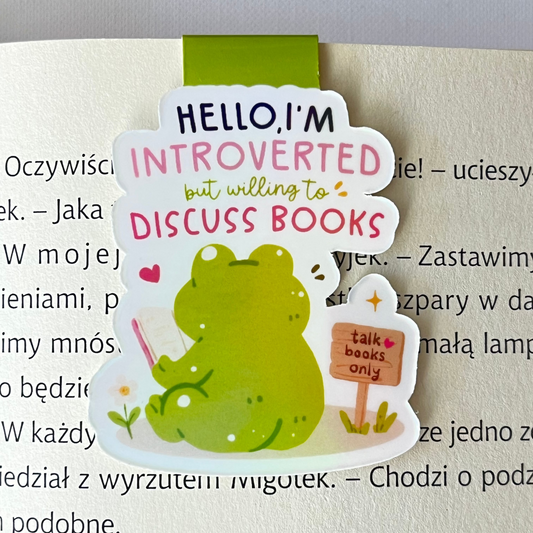 Zakładka magnetyczna HELLO I'M INTROVERTED