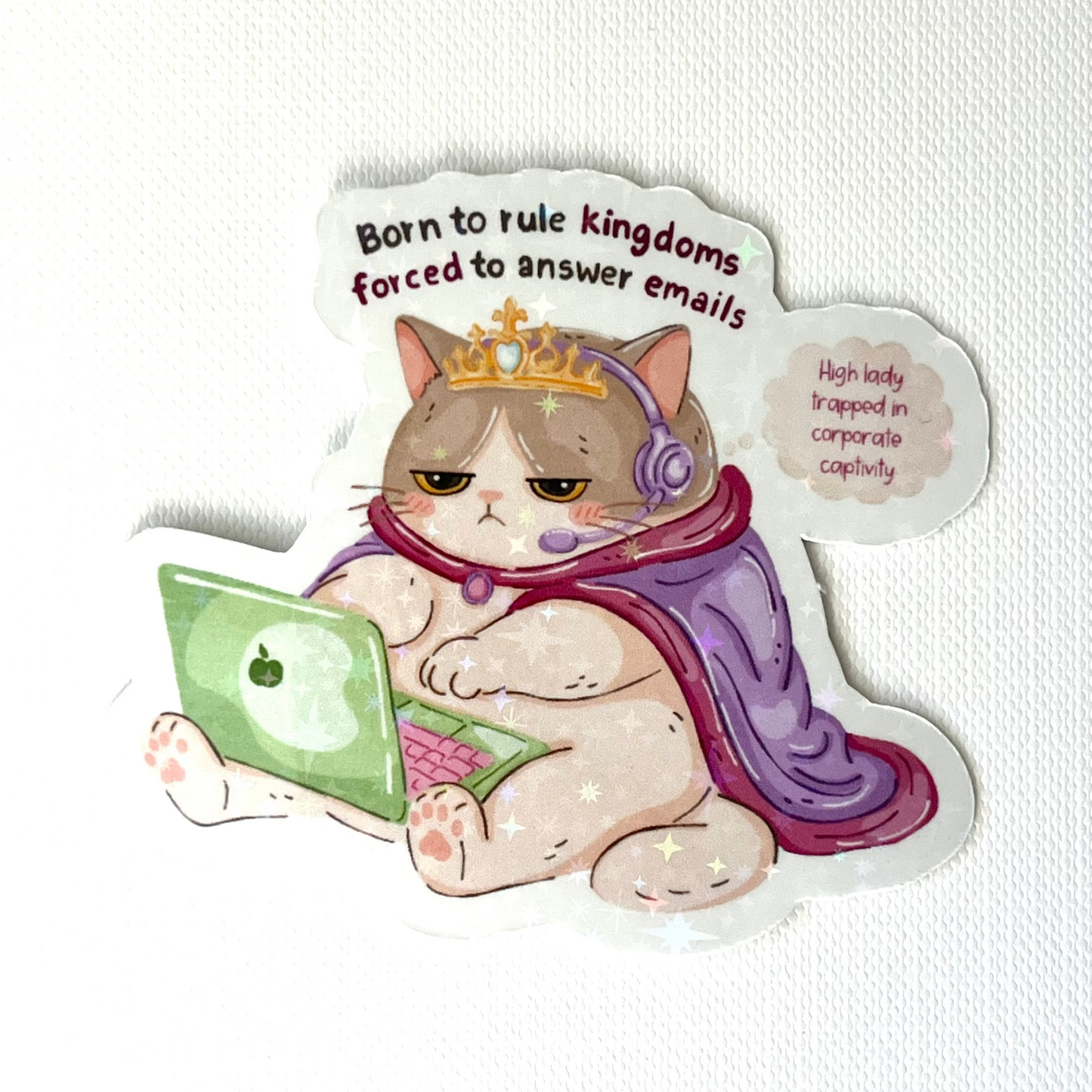 Naklejka Odklejka z serii DELULU - BORN TO RULE KINGDOMS
