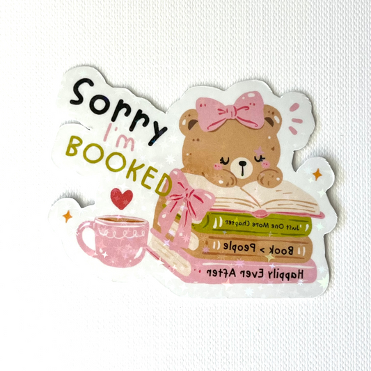 Naklejka Odklejka z serii DELULU - SORRY I'M BOOKED