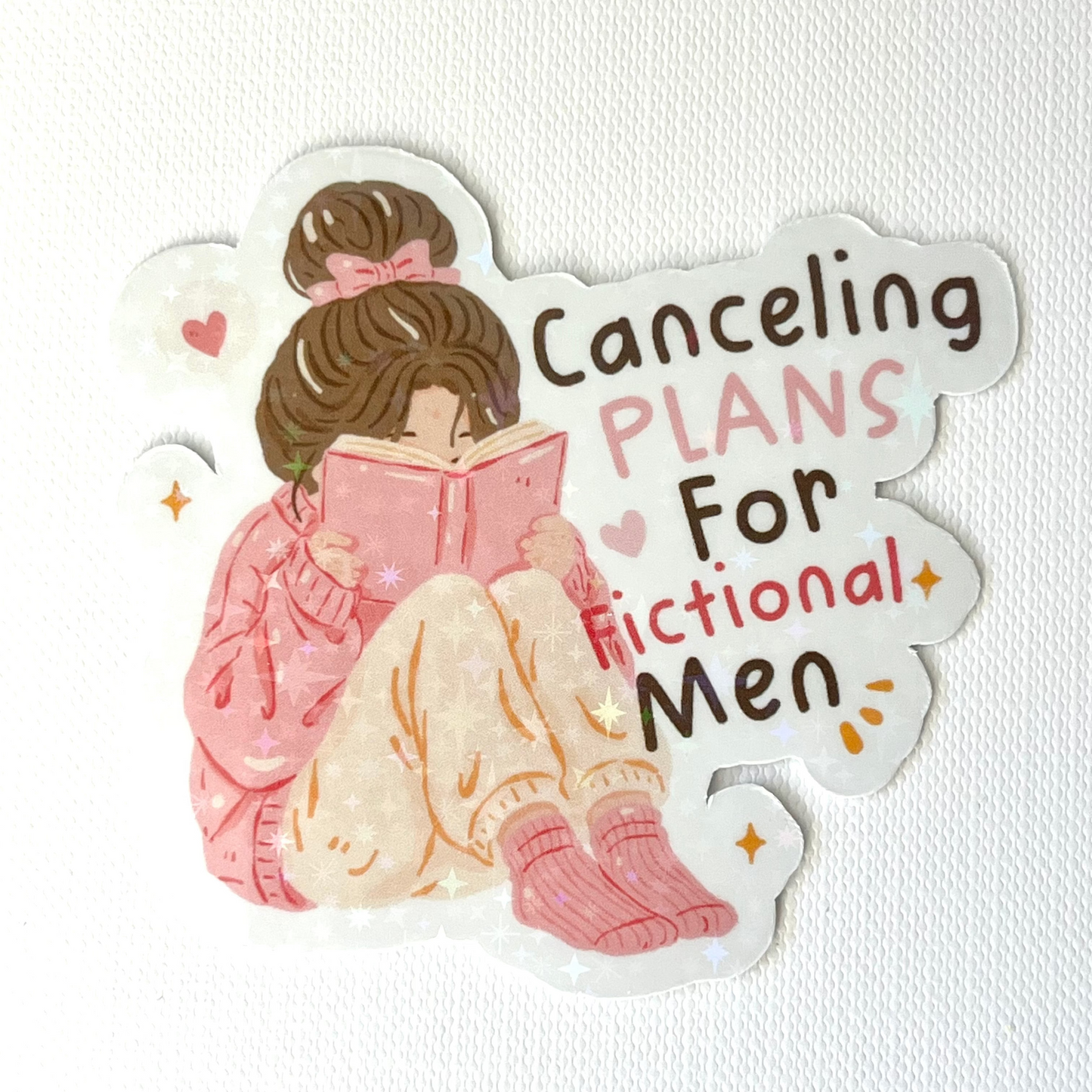 Naklejka Odklejka z serii DELULU - CANCELING PLANS FOR FICTIONAL MEN