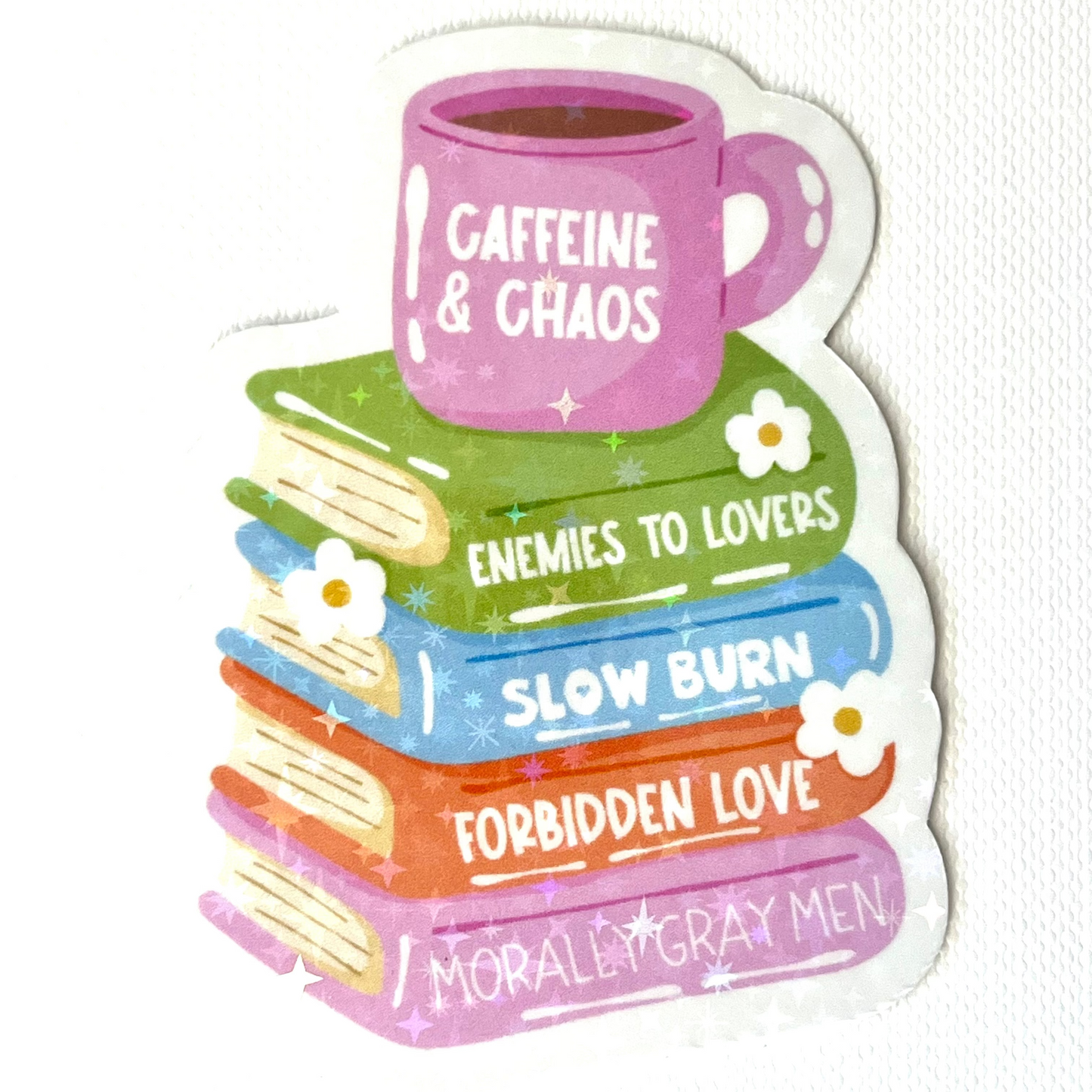 Naklejka Odklejka z serii DELULU - COFFEINE & CHAOS BOOKS