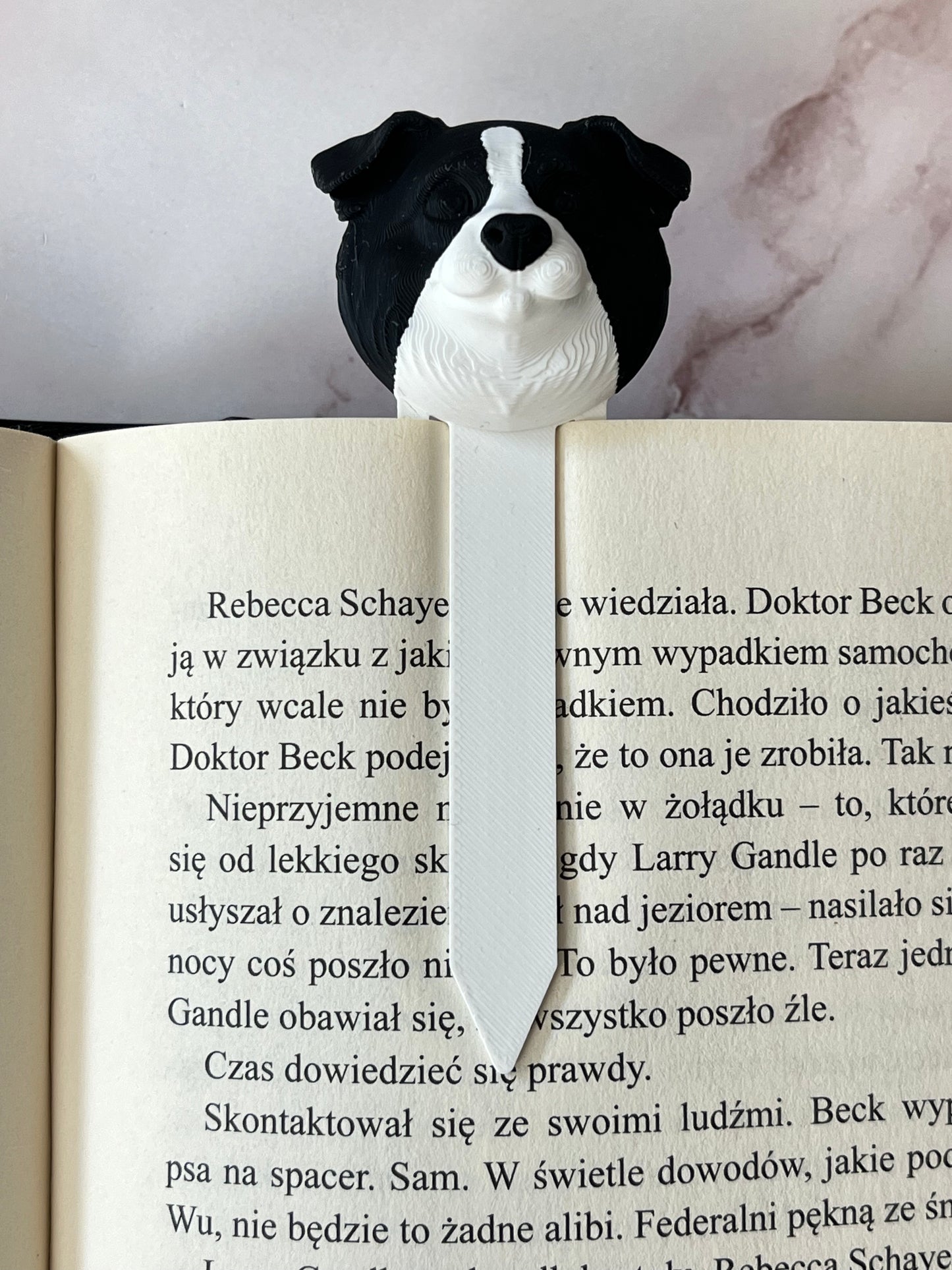 Zakładka 3D z wizerunkiem psa - BORDER COLLIE
