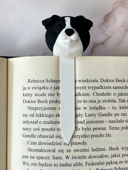 Zakładka 3D z wizerunkiem psa - BORDER COLLIE