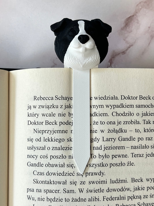 Zakładka 3D z wizerunkiem psa - BORDER COLLIE