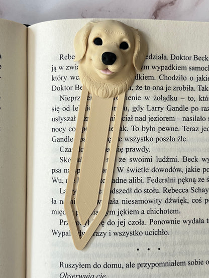 Zakładka 3D z wizerunkiem psa - GOLDEN RETRIEVER LABRADOR
