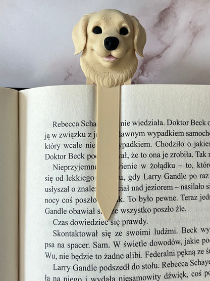 Zakładka 3D z wizerunkiem psa - GOLDEN RETRIEVER LABRADOR