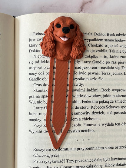 Zakładka 3D z wizerunkiem psa - COCKER SPANIEL