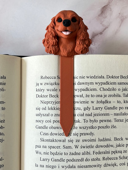 Zakładka 3D z wizerunkiem psa - COCKER SPANIEL