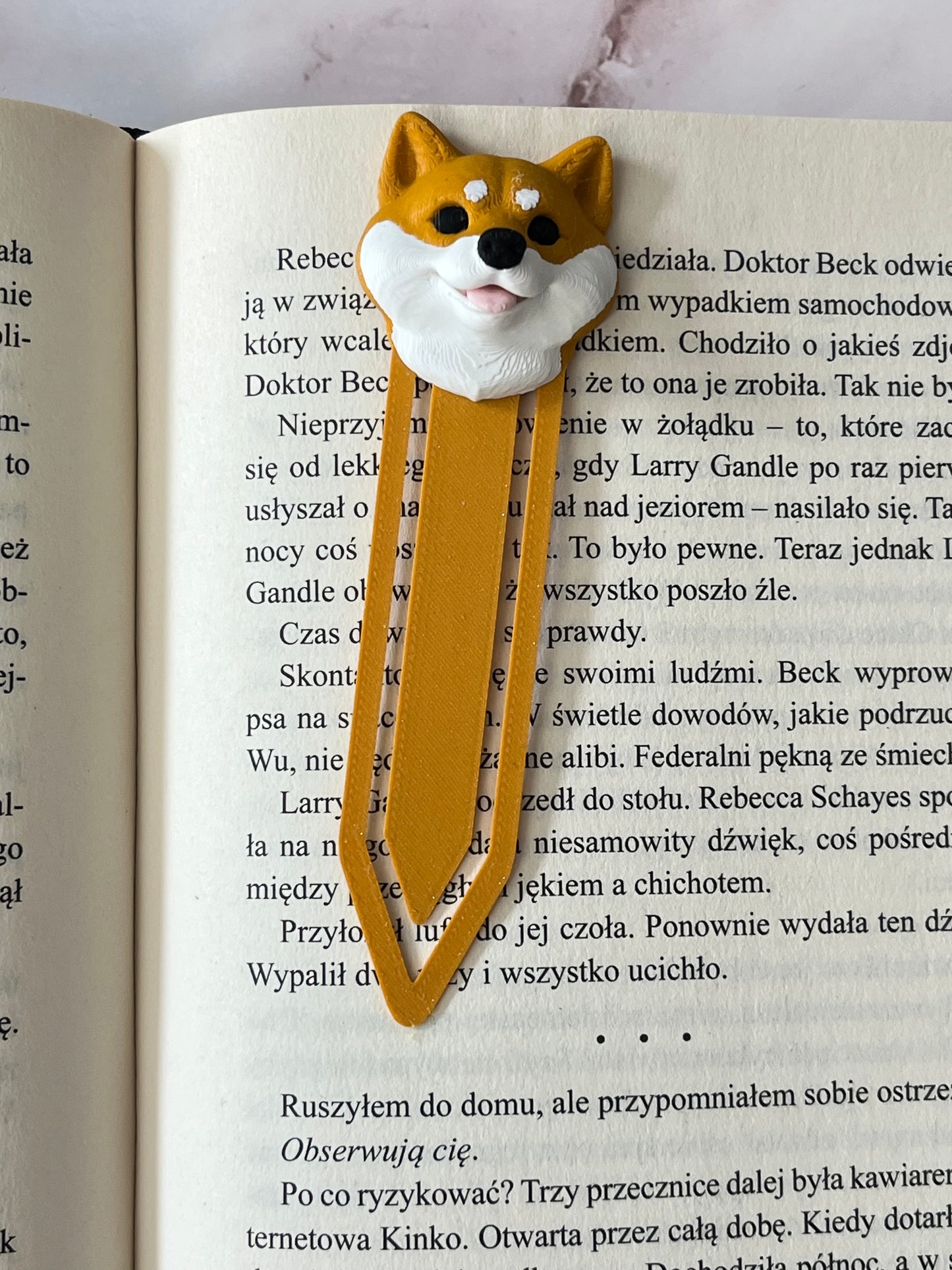 Zakładka 3D z wizerunkiem psa - SHIBA INU PIESEŁ
