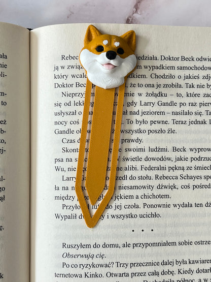 Zakładka 3D z wizerunkiem psa - SHIBA INU PIESEŁ