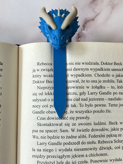Zakładka 3D z wizerunkiem smoka - BLUE DRAGON