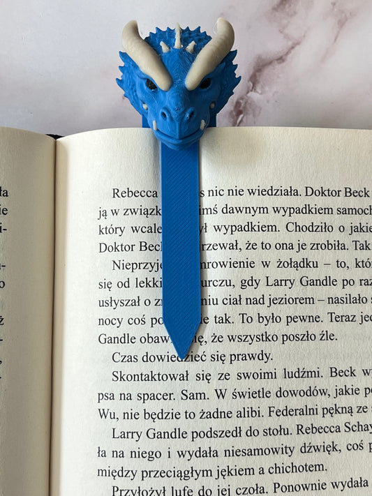 Zakładka 3D z wizerunkiem smoka - BLUE DRAGON