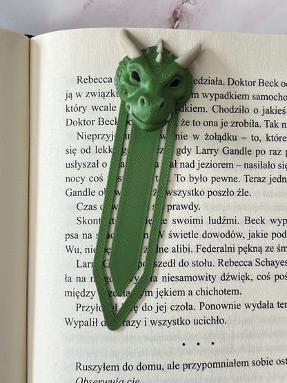 Zakładka 3D z wizerunkiem smoka - GREEN DRAGON