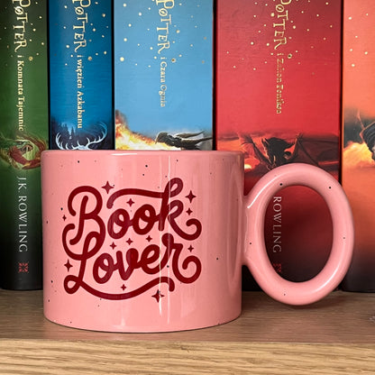 KUBEK LIMITOWANY - BOOK LOVER PINK - 400 ml