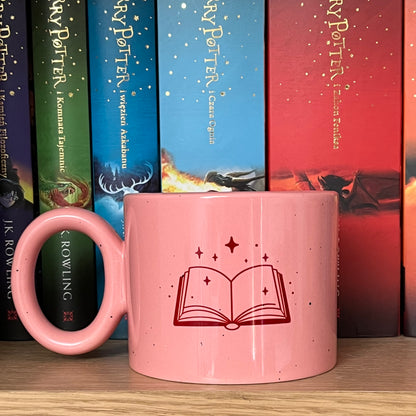 KUBEK LIMITOWANY - BOOK LOVER PINK - 400 ml