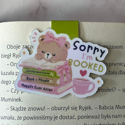 Zakładka magnetyczna SORRY I'M BOOKED