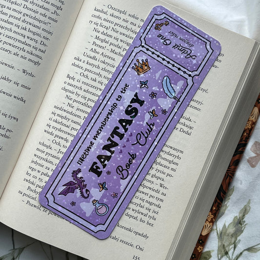 Zakładka papierowa FANTASY Book Club