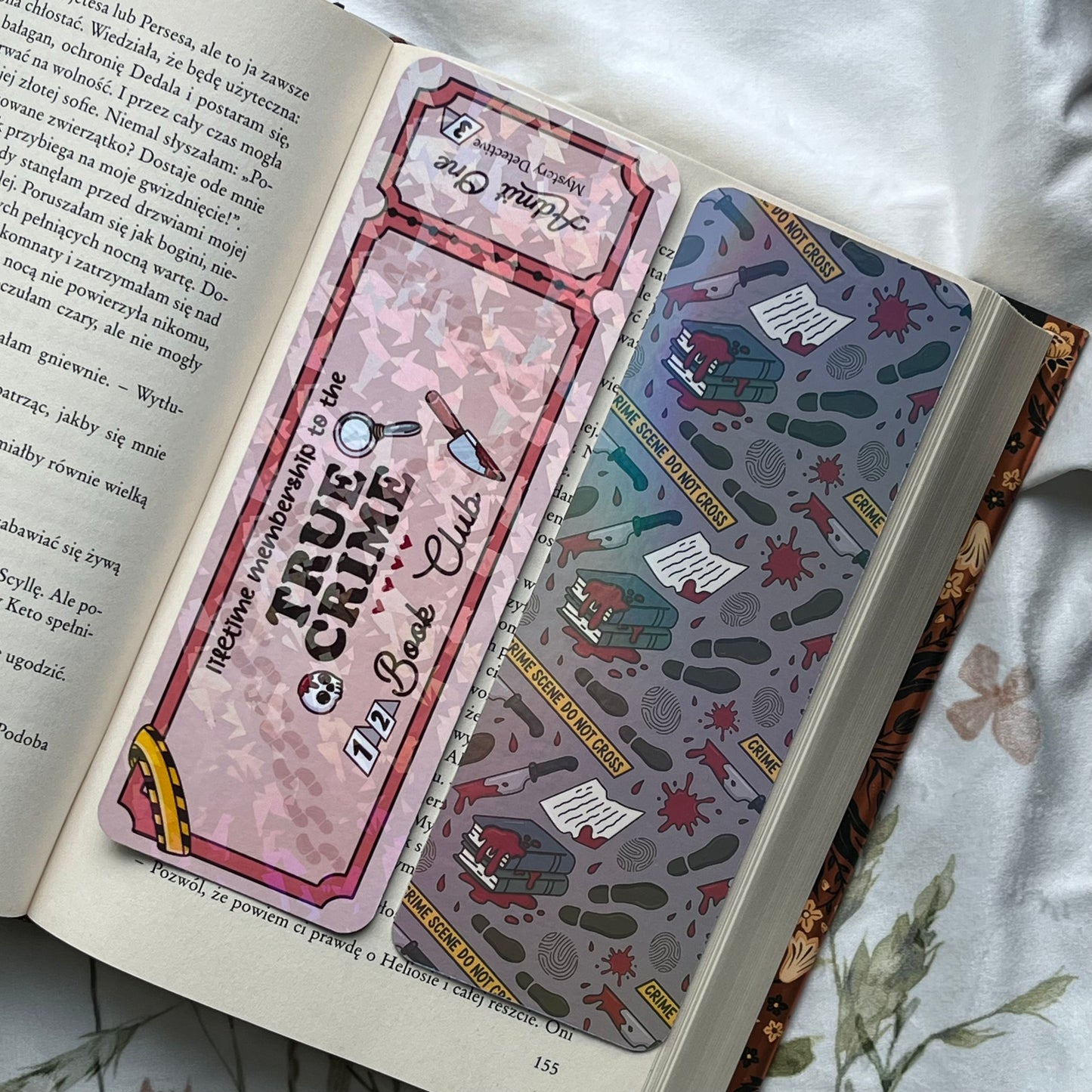 Zakładka papierowa TRUE CRIME Book Club