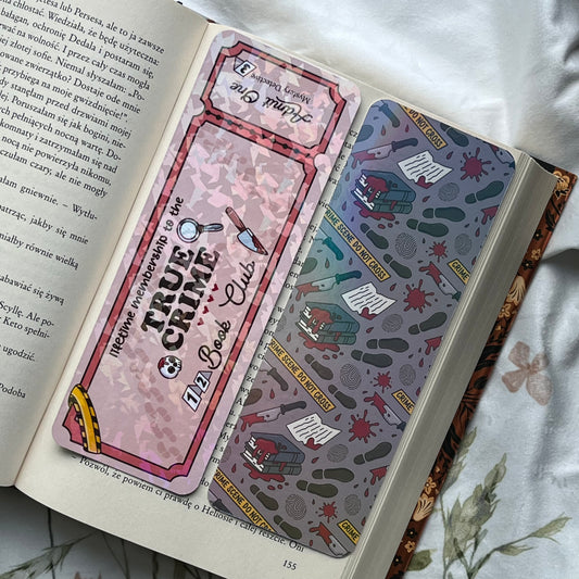 Zakładka papierowa TRUE CRIME Book Club