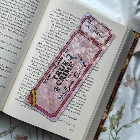 Zakładka papierowa TRUE CRIME Book Club