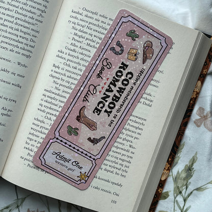 Zakładka papierowa COWBOY ROMANCE Book Club