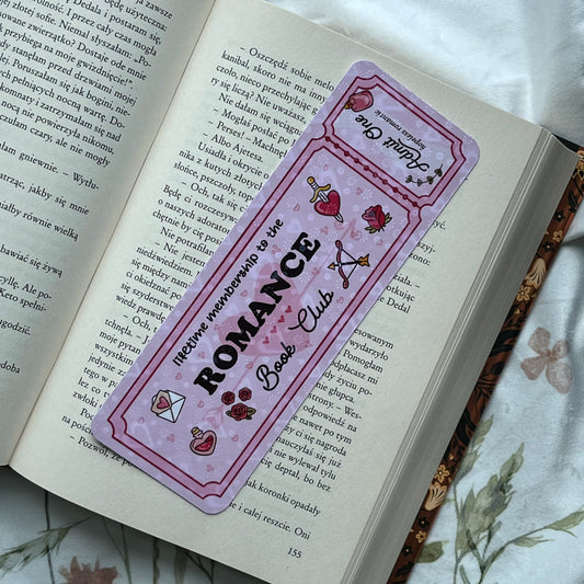 Zakładka papierowa ROMANCE Book Club