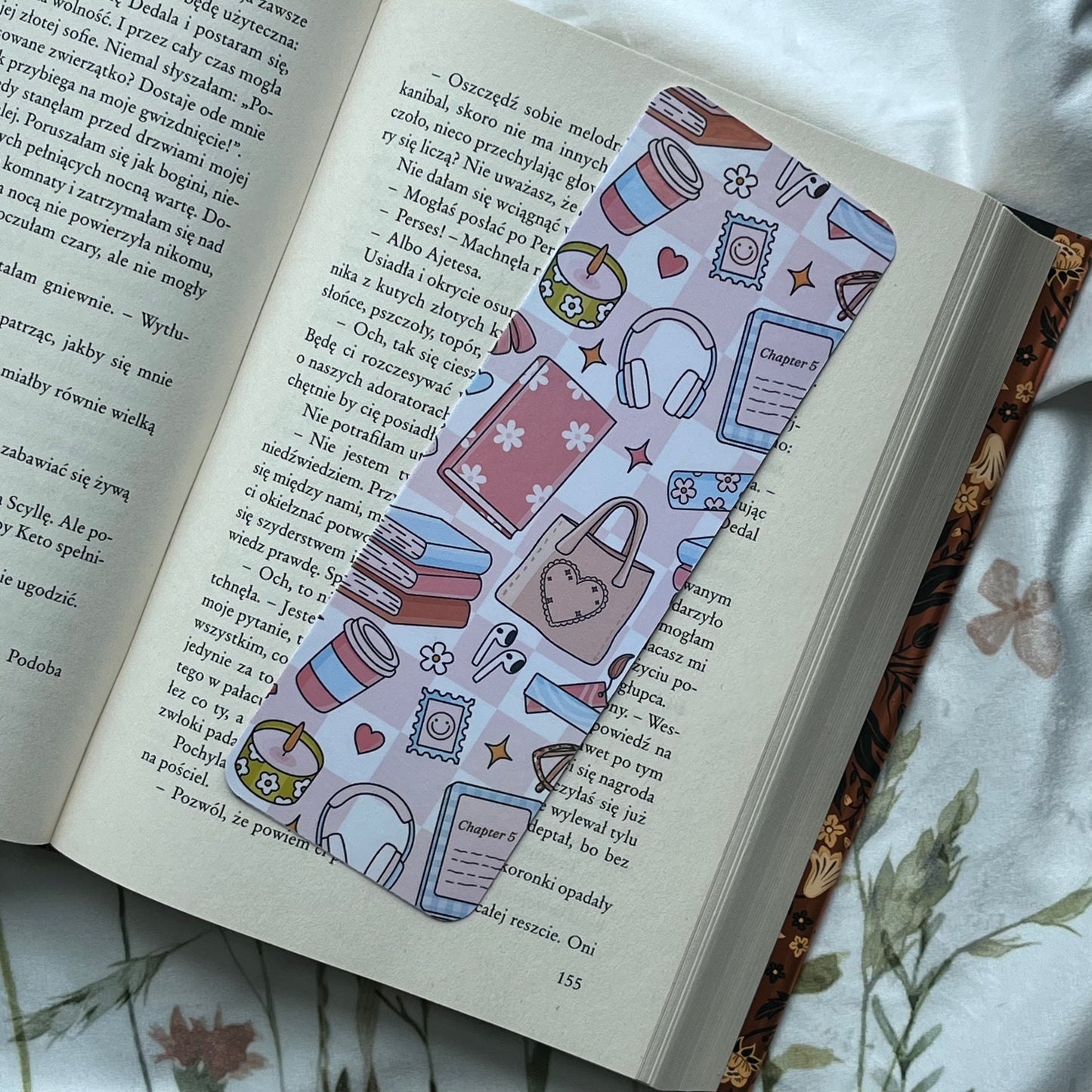 Zakładka papierowa ROMANCE Book Club