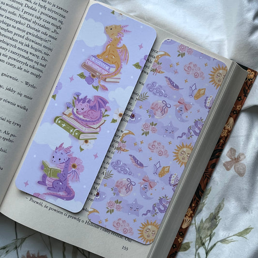 Zakładka papierowa CUTE DRAGON READING