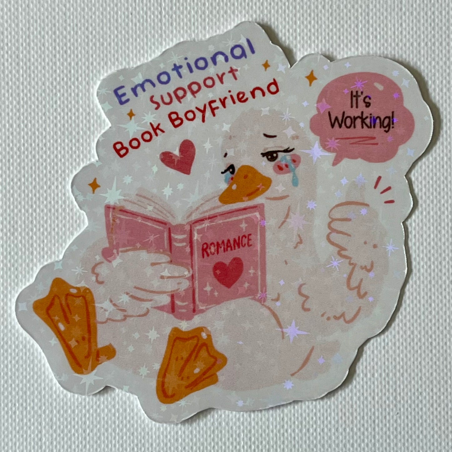 Naklejka Odklejka z serii DELULU - EMOTIONAL SUPPORT BOYFRIEND