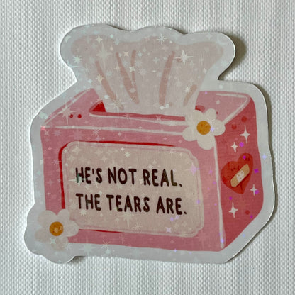 Naklejka Odklejka z serii DELULU - HE'S NOT REAL