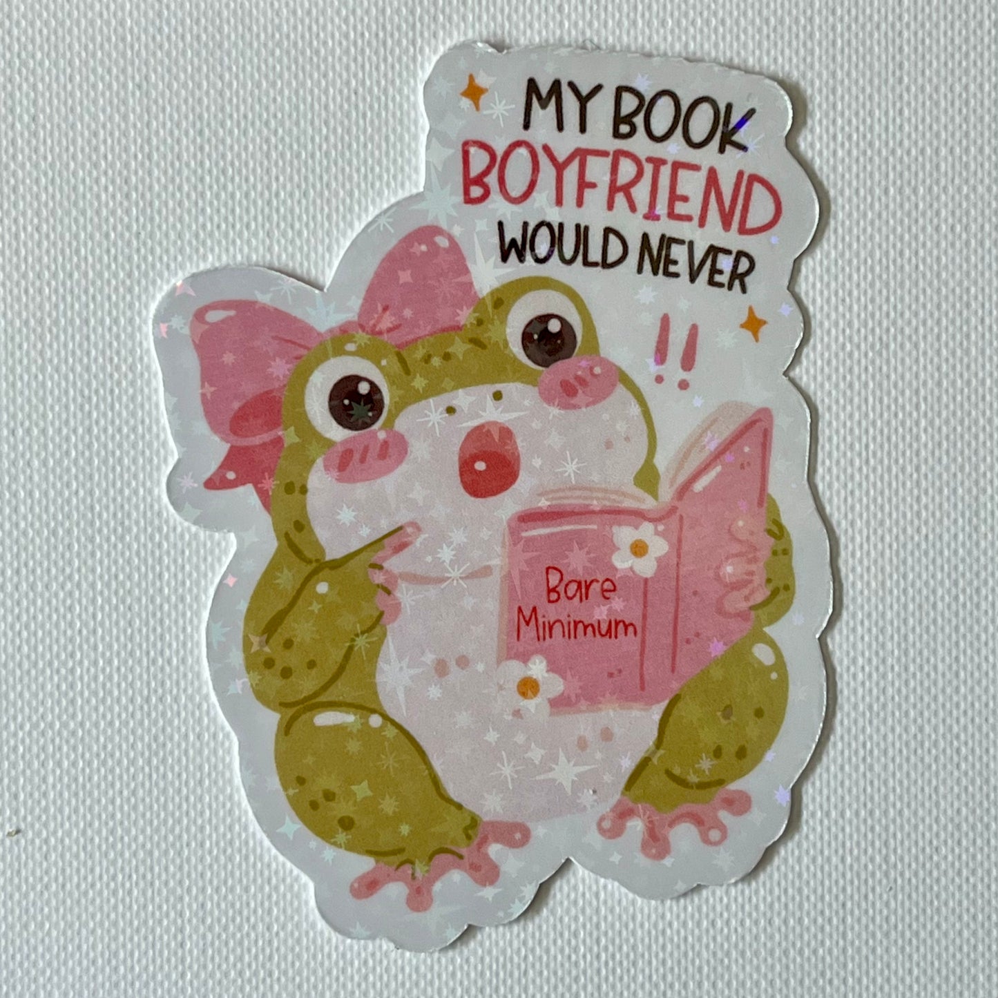 Naklejka Odklejka z serii DELULU - BOOK BOYFRIEND NEVER