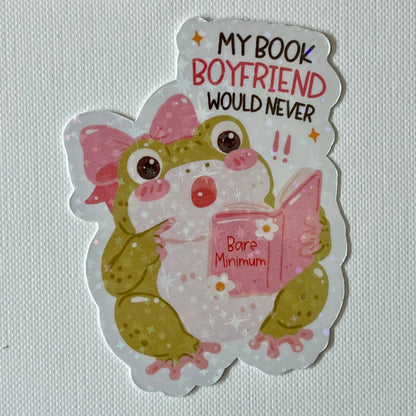 Naklejka Odklejka z serii DELULU - BOOK BOYFRIEND NEVER