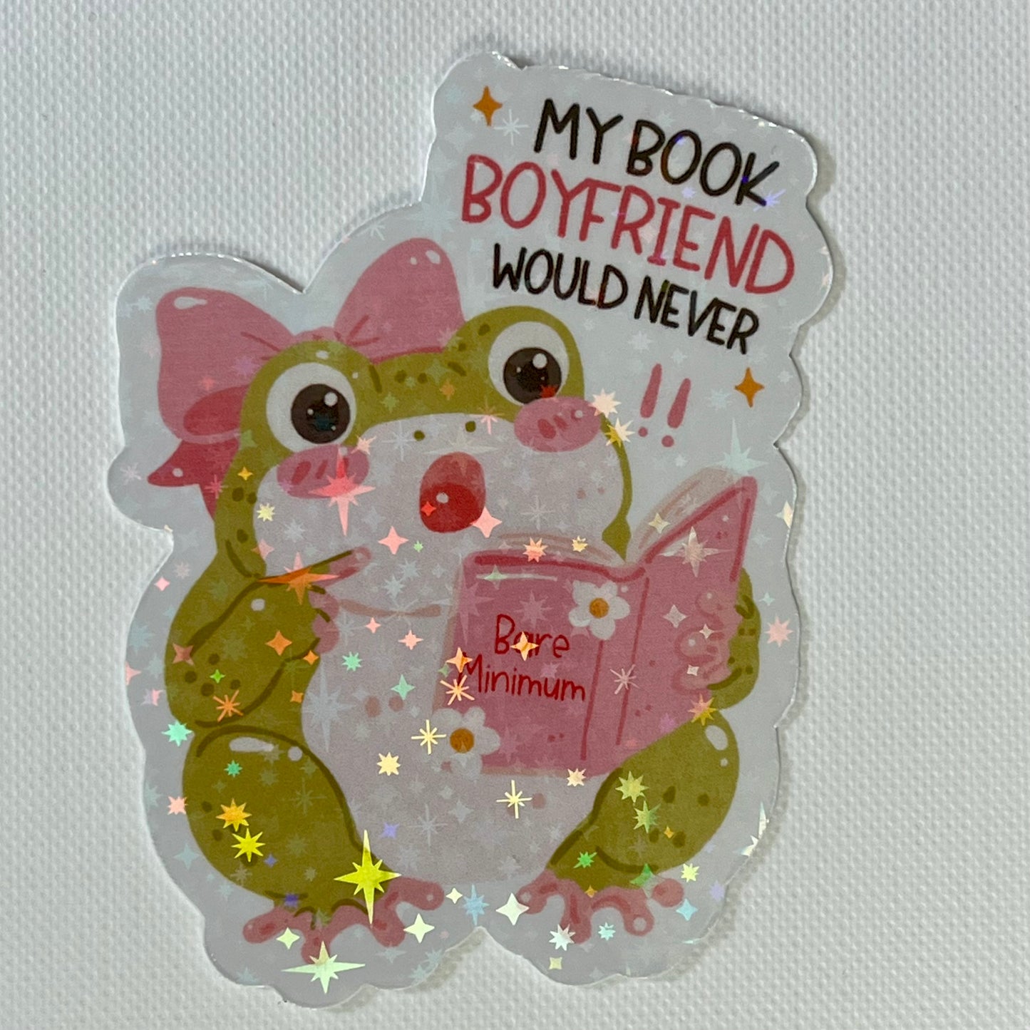 Naklejka Odklejka z serii DELULU - BOOK BOYFRIEND NEVER