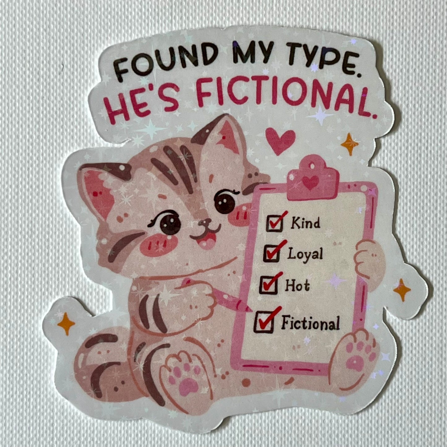 Naklejka Odklejka z serii DELULU - FOUND MY TYPE