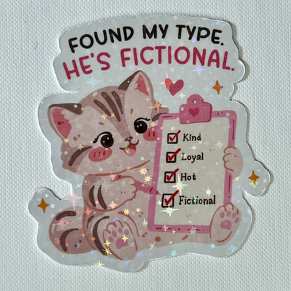 Naklejka Odklejka z serii DELULU - FOUND MY TYPE
