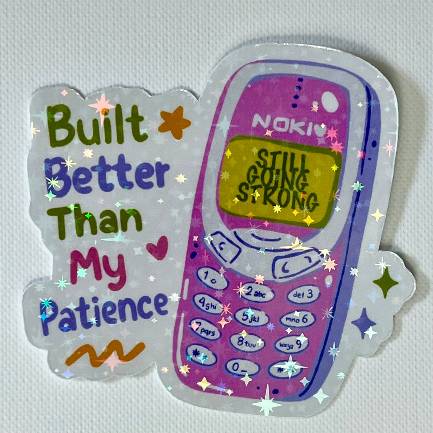 Naklejka Odklejka z serii DELULU - BUILT BETTER