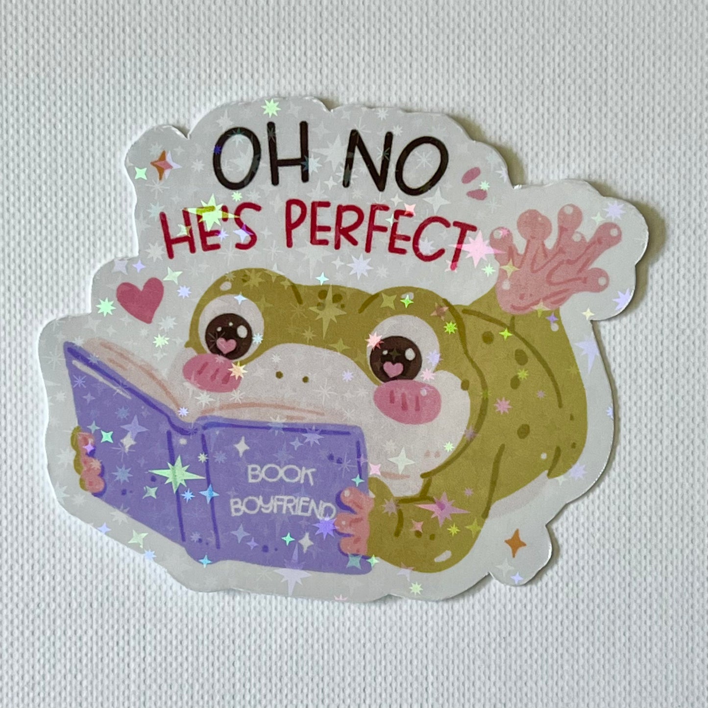 Naklejka Odklejka z serii DELULU - OH NO HE'S PERFECT