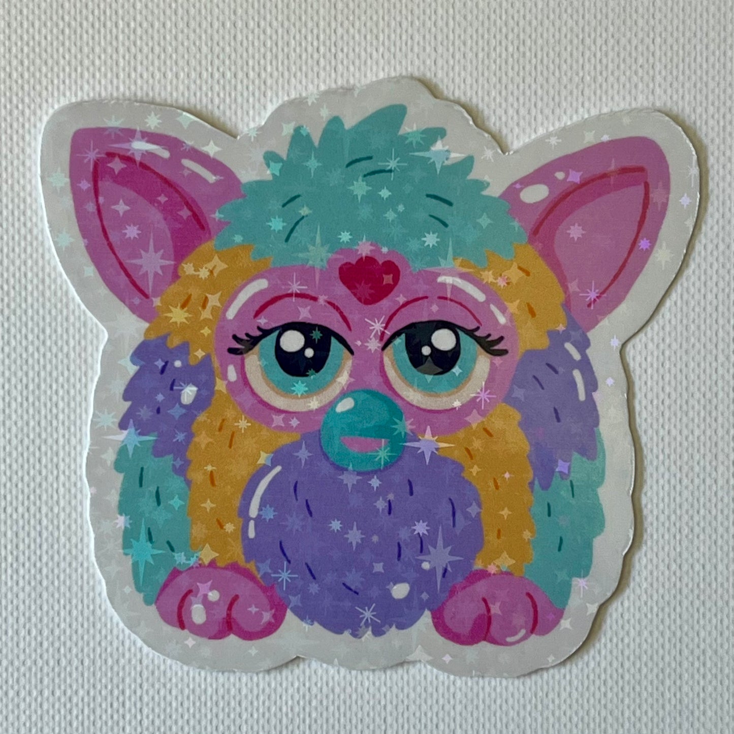 Naklejka Odklejka z serii DELULU - PASTEL FURBY