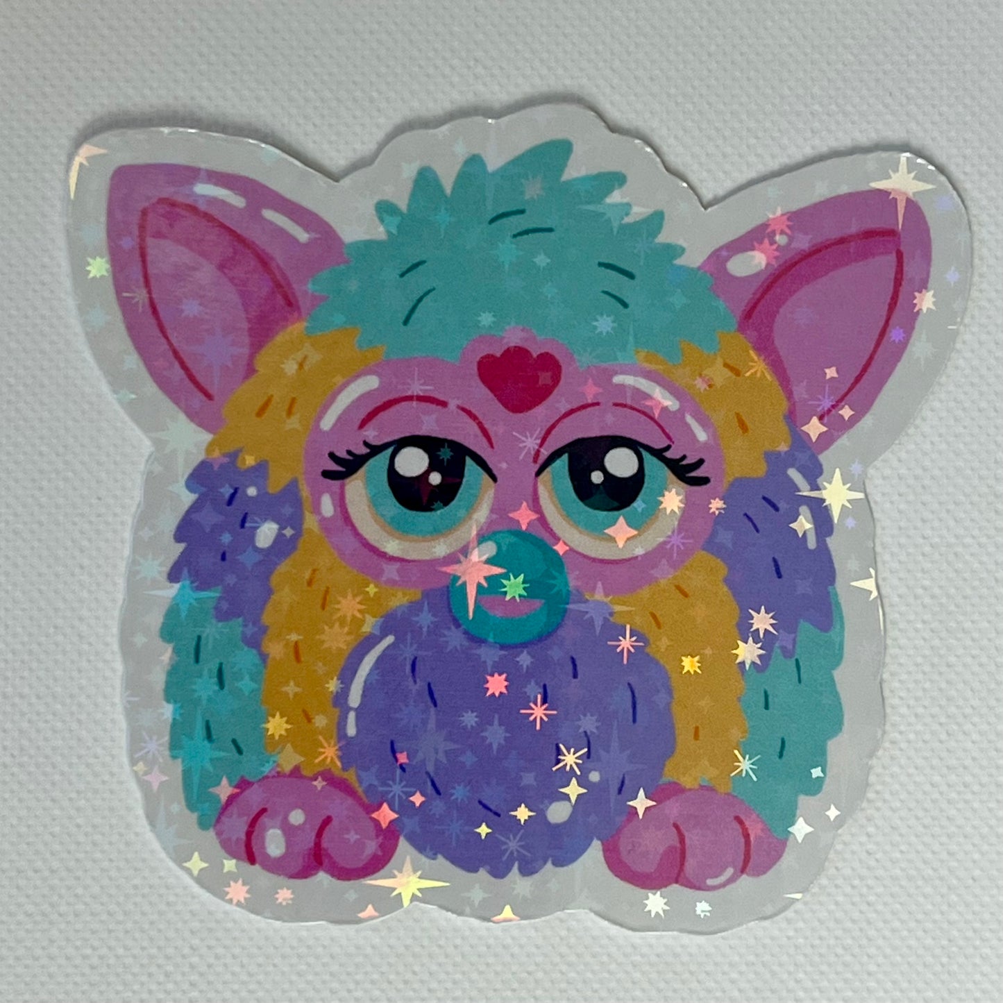 Naklejka Odklejka z serii DELULU - PASTEL FURBY