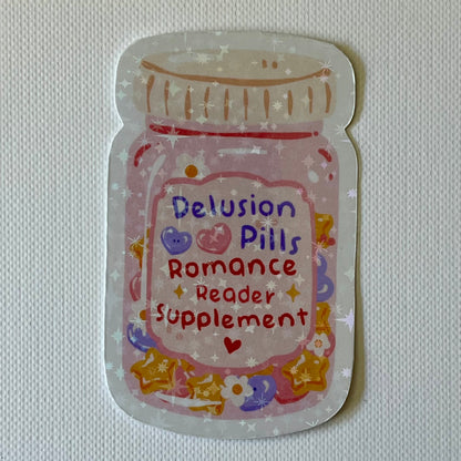 Naklejka Odklejka z serii DELULU - DELUSION PILLS