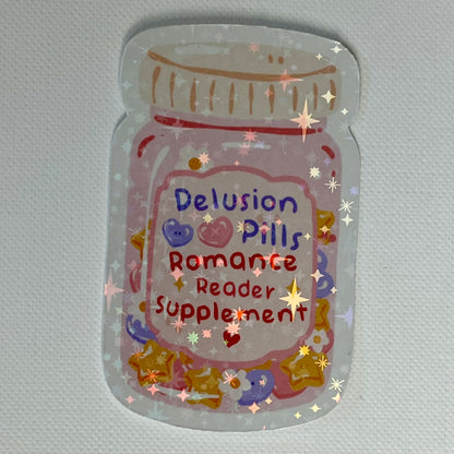 Naklejka Odklejka z serii DELULU - DELUSION PILLS