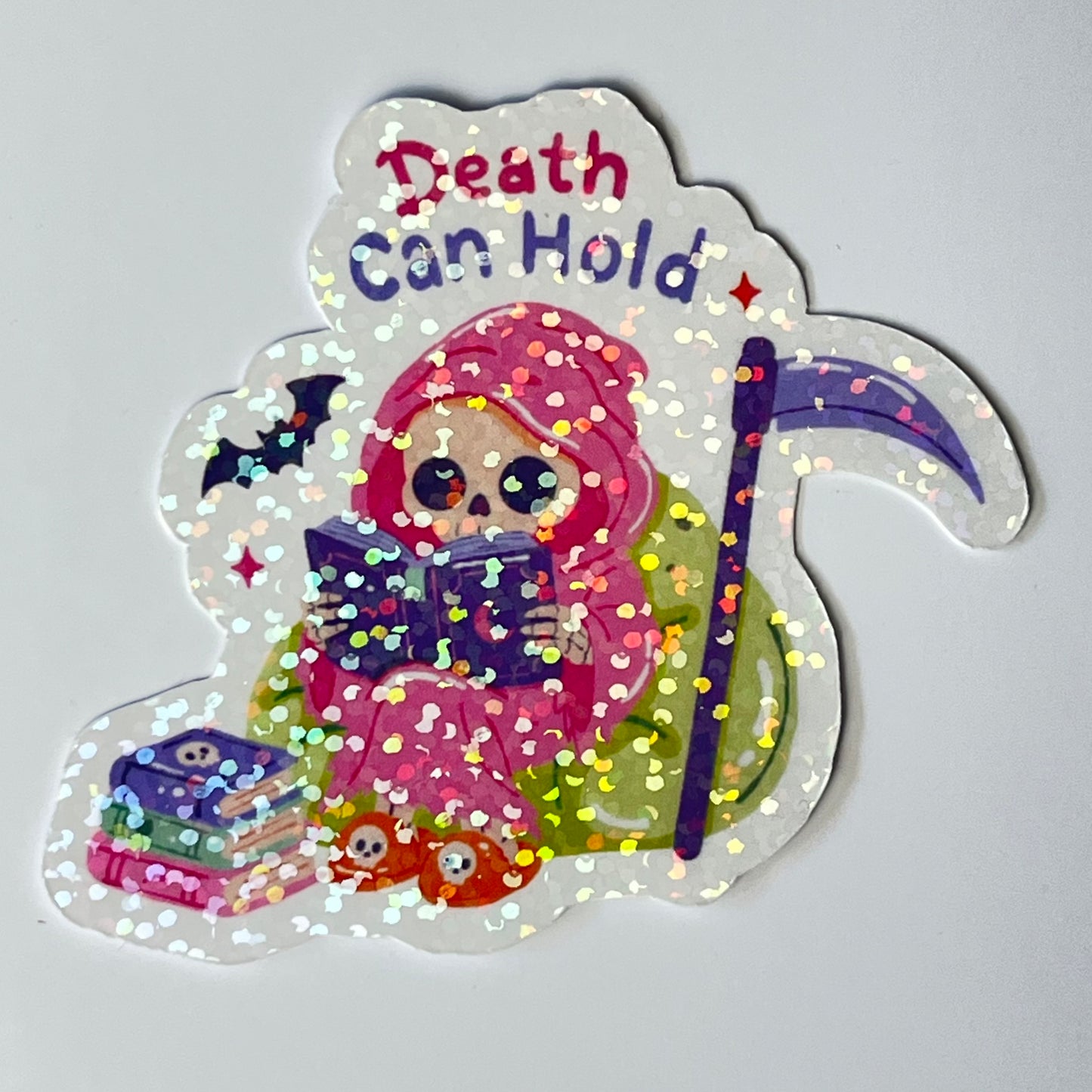 Naklejka Odklejka z serii SPOOKY DELULU  - DEATH CAN HOLD